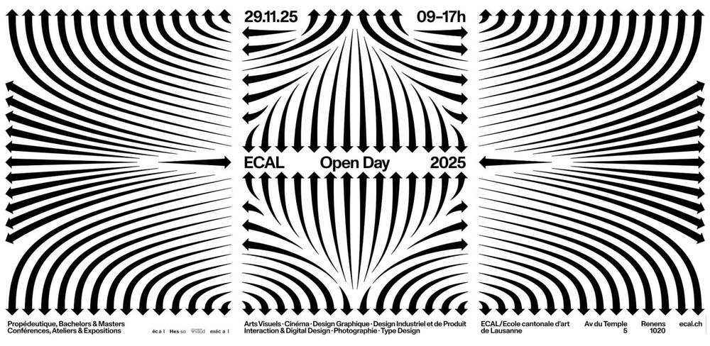 Benoît Brun, ECAL Open Day 2025, Plakat (Digitaldruck), 2025