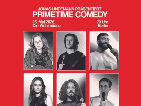 PRIMETIME COMEDY - mit Florentine Osche, Yorick Thiede, Kawus Kalantar & mehr! – Jonas Lindemann