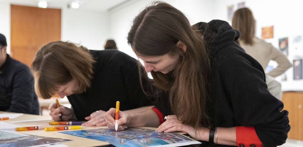 Workshop in der Neuen Nationalgalerie