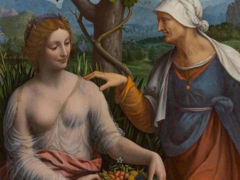 Francesco Melzi, Vertumnus und Pomona (Detail), 1518–1522