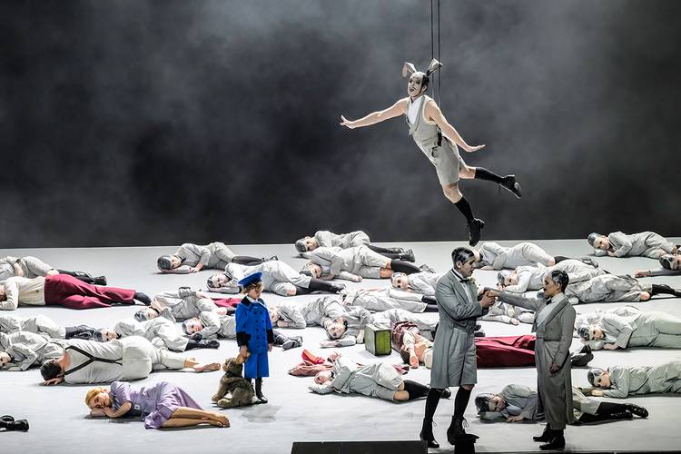 A Midsummer Night’s Dream – Iestyn Davies als Oberon, Alexandra Oomens als Tytania, Jami Reid-Quarrell als Puck, Anna Werle als Hermia Bettina Stöß