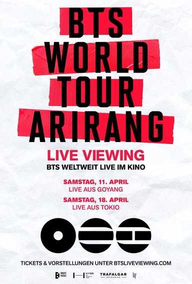 Filmplakat BTS World Tour 'ARIRANG': Live Viewing