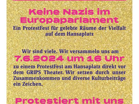 DIE VIELEN am GRIPS - Keine Nazis im Europaparlament!