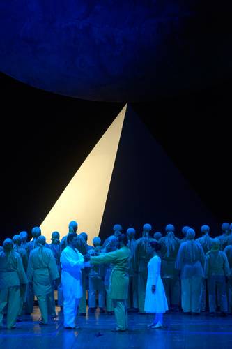 Die Zauberflöte – Eine Szenenimpression aus dem zweiten Aufzug.