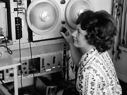 Else Marie Pade, 1962. Foto: Unbekannt.