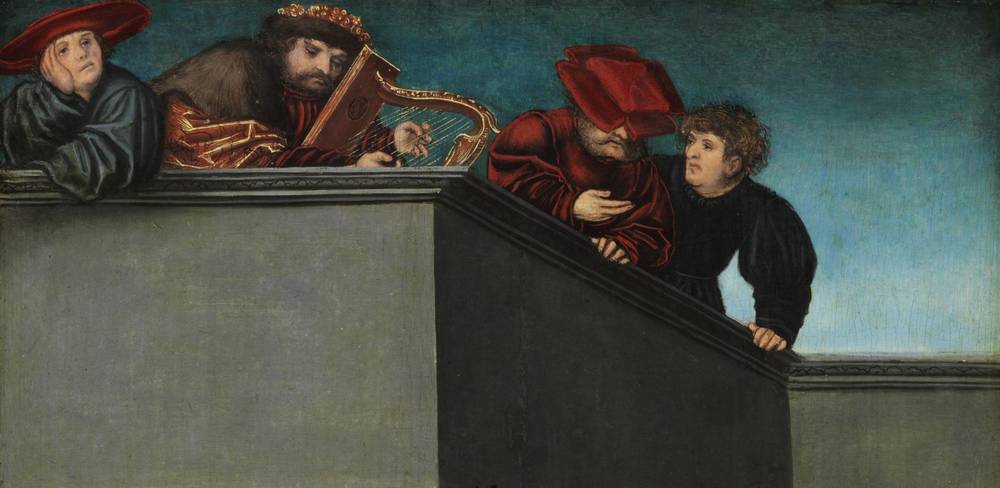Lucas Cranach d.Ä., David und Bathseba (Detail), 1526