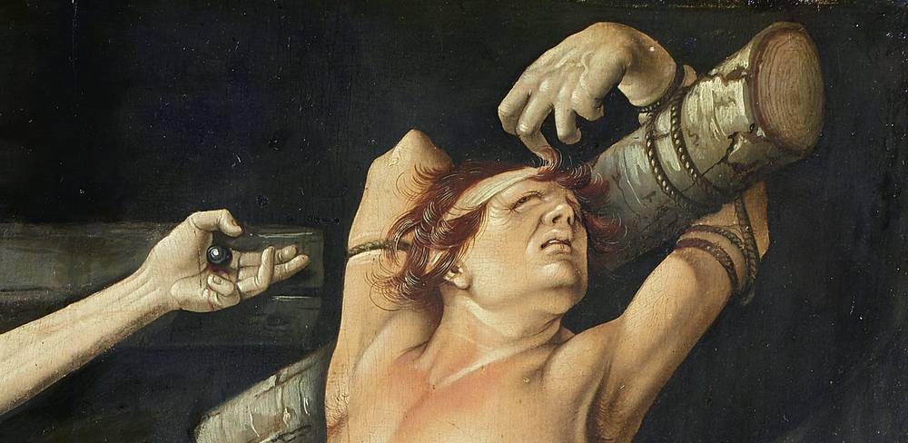 Hans Baldung Grien, Die Kreuzigung Christi (Detail), 1512