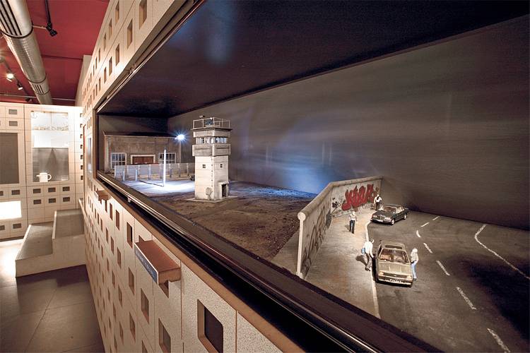 Modell der Berliner Mauer – Modell der Berliner Mauer