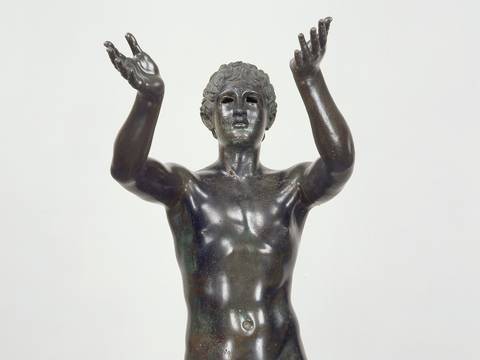 Statue eines jungen Mannes (sog. Betender Knabe), Bronze, Ende 4./Anfang 3. Jh.v.Chr.
