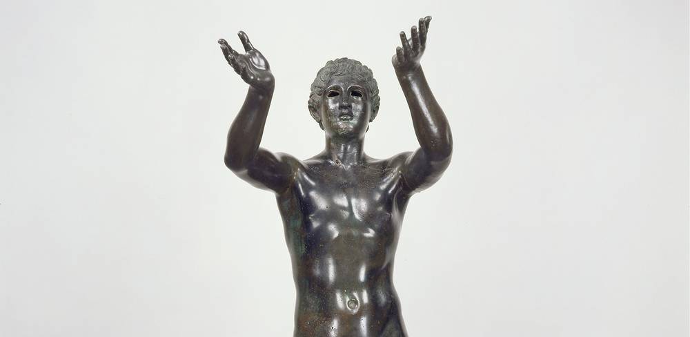 Statue eines jungen Mannes (sog. Betender Knabe), Bronze, Ende 4./Anfang 3. Jh.v.Chr.