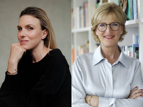 Links: Lena Stahl, rechts: Prof. Dr. Christiane Woopen