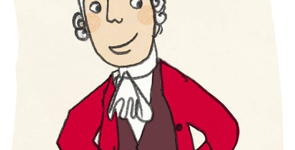 Illustration »Mozart und die magische Perücke«