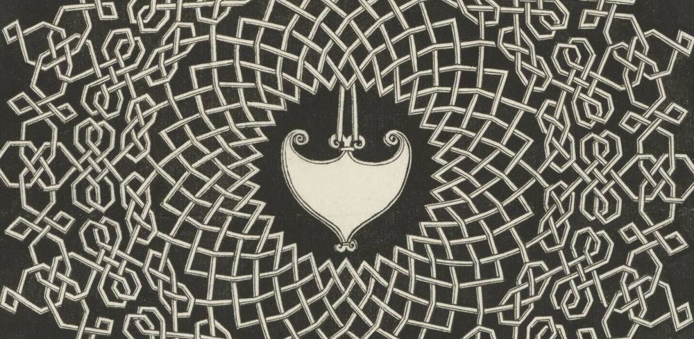 Albrecht Dürer, Knoten mit herzförmigem Schild, Detail, nach 1507