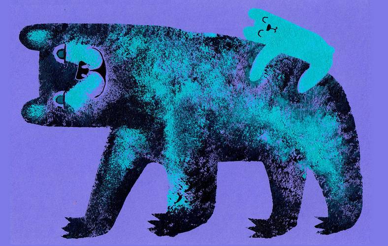 Bären, Grafikdesign von Claudia Schramke.