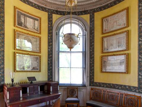 Schloss Pfaueninsel, Schreibzimmer des Königs – Schloss Pfaueninsel, Schreibzimmer des Königs