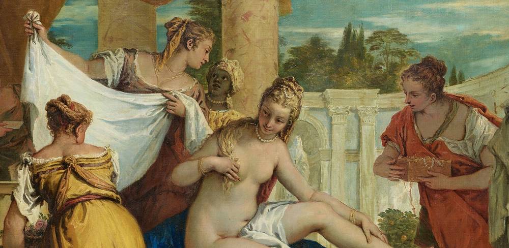 Sebastiano Ricci, Bathseba im Bade (Detail), um 1725