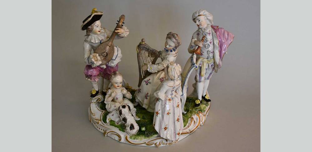 Die spanischen Musikanten, Frankenthal, um 1762