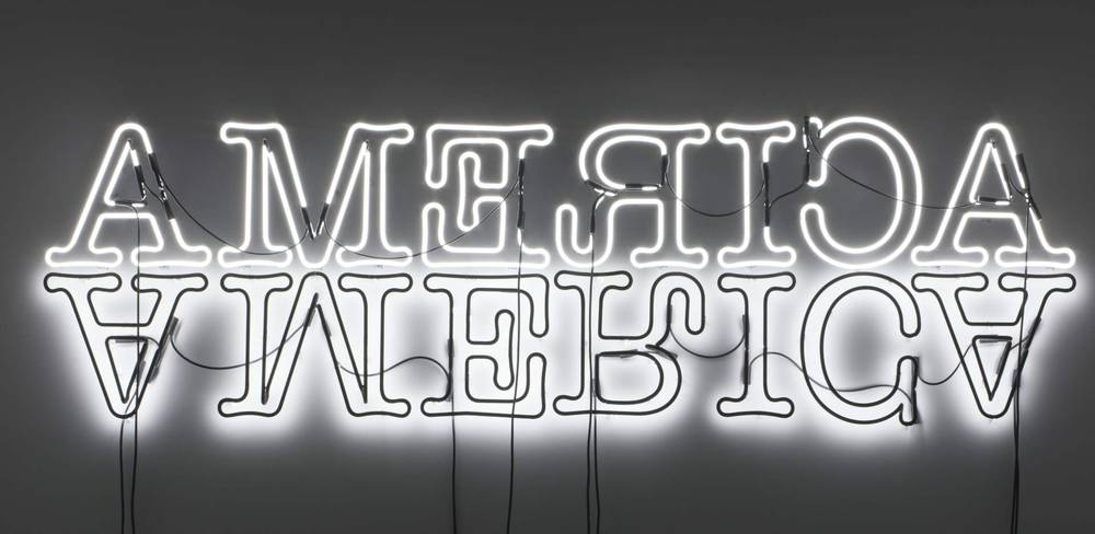 Glenn Ligon, Double America, 2012