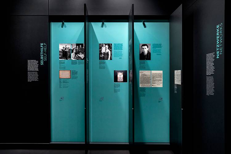 Gedenkstätte Stille Helden, Blick in die Dauerausstellung