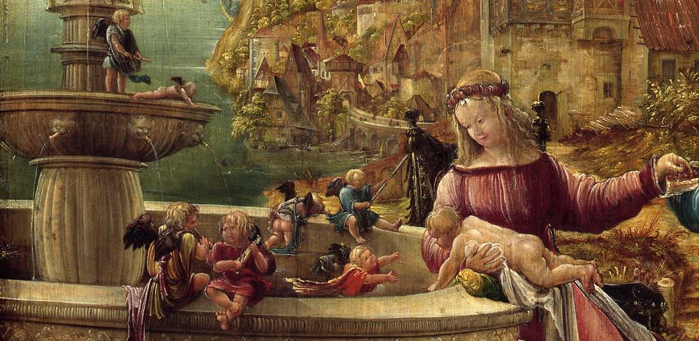 Albrecht Altdorfer, Ruhe auf der Flucht nach Ägypten (Detail), 1510