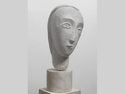 Constantin Brancusi, Tête de femme, um 1908, Gips, Foto: Centre Pompidou, MNAM-CCI/Georges Meguerditchian/Dist. GrandPalaisRmn