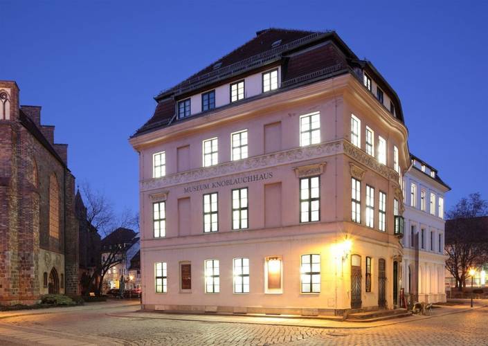 Das Museum Knoblauchhaus bei Abendlicht