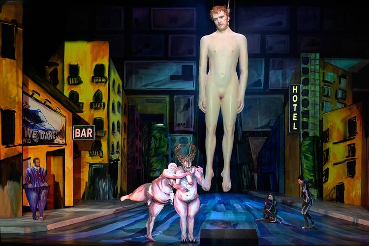 Antikrist – Thomas Lehman als Luzifer, Flurina Stucki als Die große Hure, AJ Glueckert als Das Tier in Scharlach