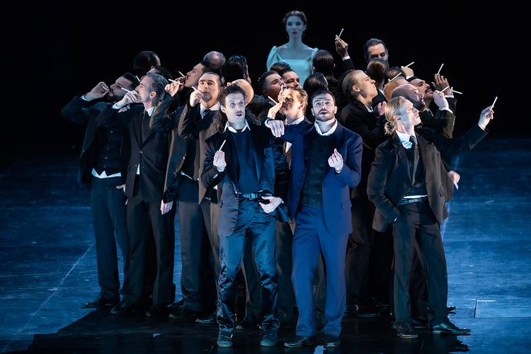 Don Giovanni – u. a. Mattia Olivieri als Don Giovanni, Lidia Fridman als Donna Elvira, Tommaso Barea als Leporello