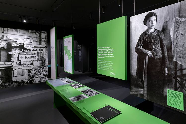 Gedenkstätte Stille Helden, Blick in die Dauerausstellung