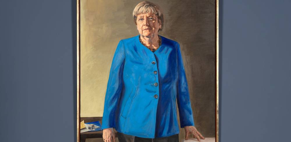 Porträt der Bundeskanzlerin a.D. Angela Merkel