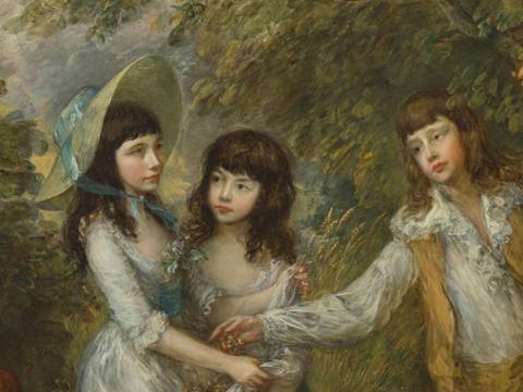 Thomas Gainsborough, Die Marsham-Kinder (Detail), 1787