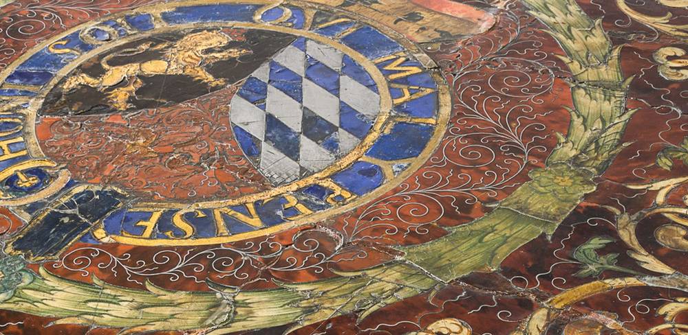 Johann Daniel Sommer: Prunktisch in Boulletechnik aus dem Heidelberger Schloss. Künzelsau 1684 –