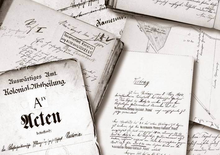 Spuren der Kolonialgeschichte in Reinickendorf - Collage Birgit Tümmers – Spuren der Kolonialgeschichte in Reinickendorf