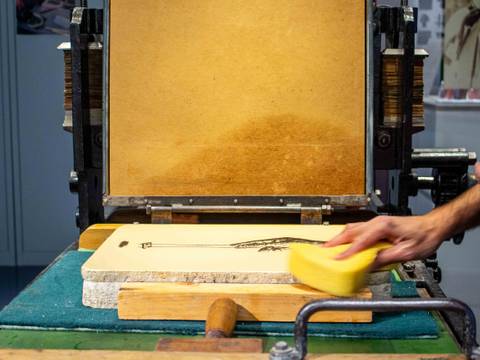 Litho-Schauvorführung