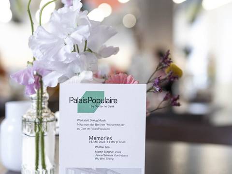  – »Werkstatt.Dialog.Musik« im PalaisPopulaire