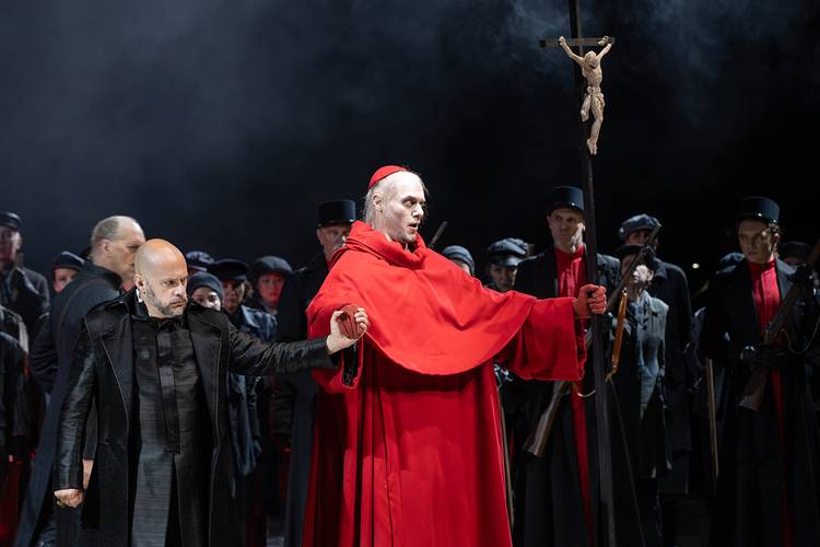 Don Carlo – Alex Esposito als Philipp II., Patrick Guetti als Der Großinquisitor