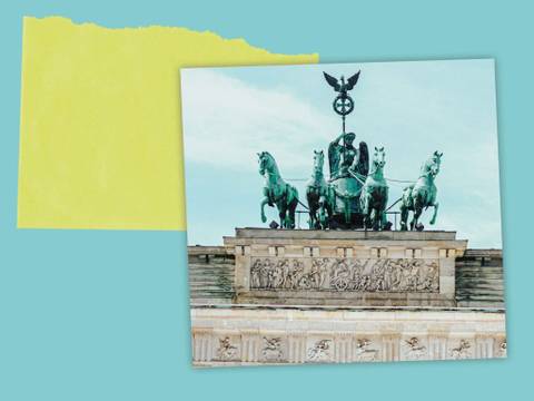 Das Brandenburger Tor mit der Quadriga steht als eines der bekanntesten Berliner Baudenkmäler stellvertretend für die Stadt – Die Quadriga auf dem Brandenburger Tor