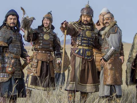 Reenactment mongolischer Krieger