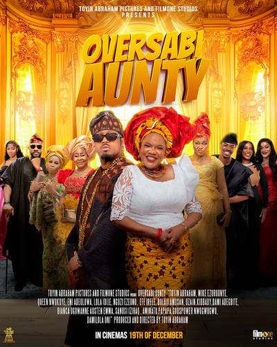 Plakat des nigerianischen Films "Oversabi Aunty" – Plakat des nigerianischen Films "Oversabi Aunty"