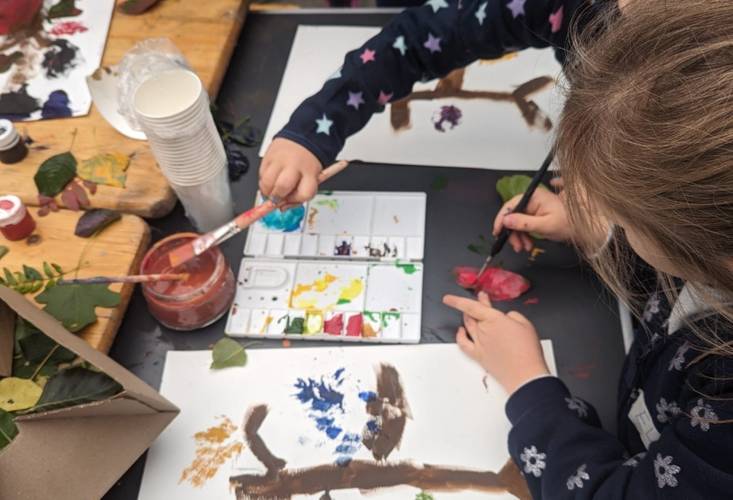 aktivitäten am Parlament der Bäume