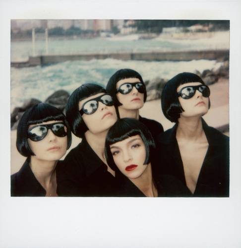 Helmut Newton, Italian Vogue, Monte Carlo, 2003, Polaroid