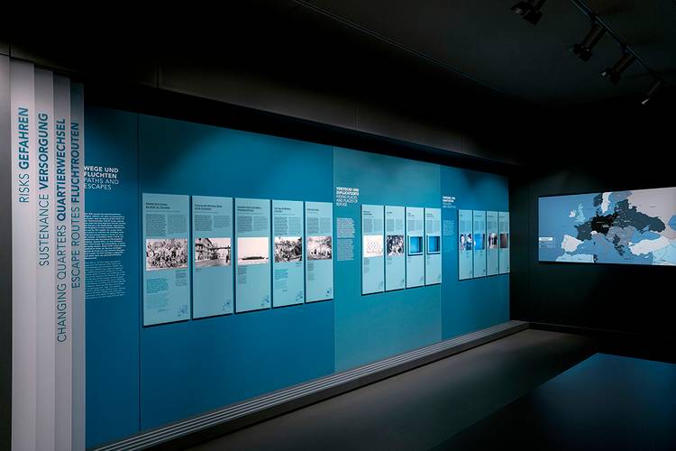 Gedenkstätte Stille Helden, Blick in die Dauerausstellung