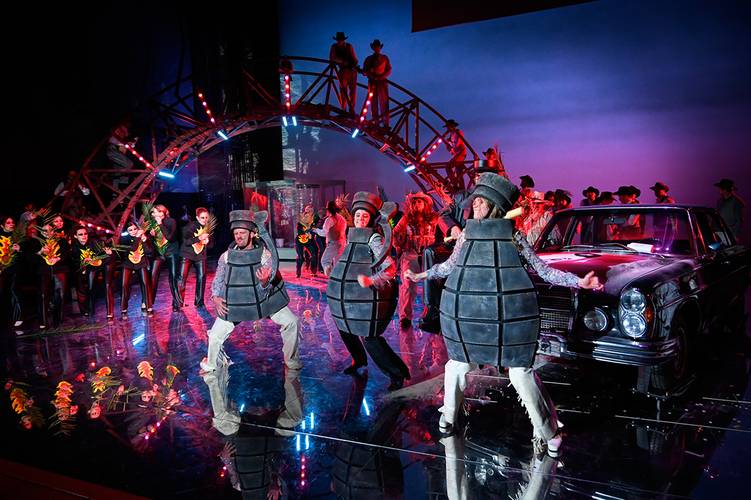 Nixon in China – Szenenimpression aus NIXON IN CHINA in der Inszenierung von Hauen und Stechen