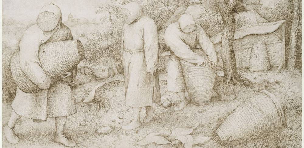 Pieter Bruegel d.Ä., Die Imker (Detail), 2. Drittel 16. Jh.
