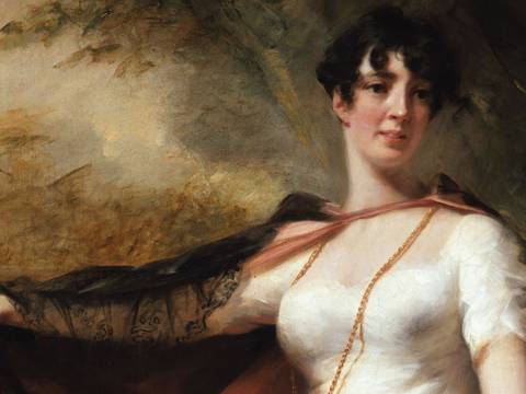 Henry Raeburn, Mrs. Anne Hart (Detail), um 1810