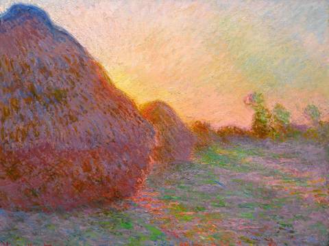 Claude Monet: Getreideschober, 1890 – Claude Monet: Getreideschober