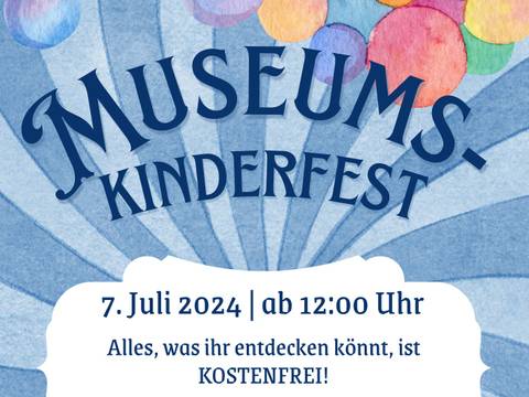 Abb.: Flyer Museumskinderfest