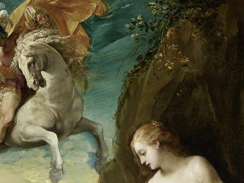 Giuseppe Cesari, Perseus befreit Andromeda (Detail), um 1594–1598, Eigentum des Kaiser Friedrich Museumsvereins