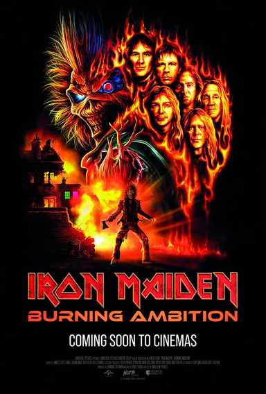 Filmplakat Iron Maiden: Burning Ambition