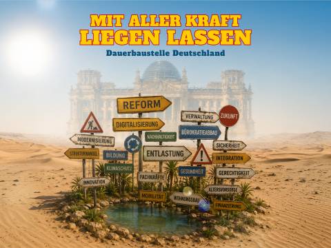 Mit aller Kraft liegen lassen